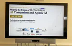 Jun speaks at the France-Oxford-Quebec Colloquium on 'Shaping the Future of AI"